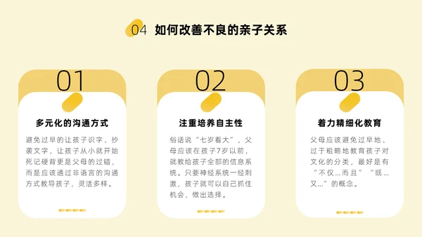 如何建立良好的亲子关系商务风通用PPT模板