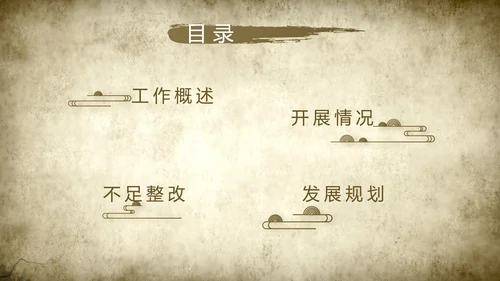 中医文化工作总结汇报计划动态PPT模板