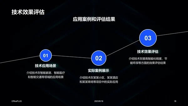 蓝色科技智能互联网技术研讨会发布会PPT模板