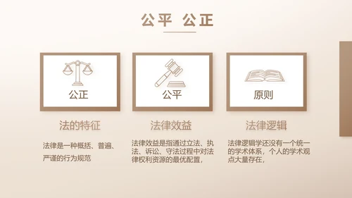 大气创意法律律法律师工作总结PPT
