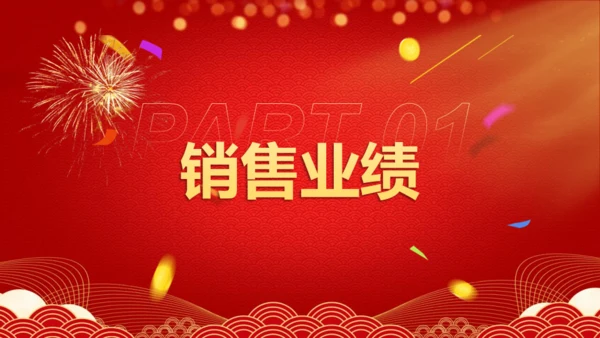 销售捷报企业年会通用PPT模板