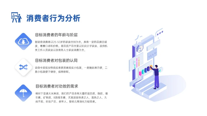 蓝色渐变插画市场营销方案培训PPT课件