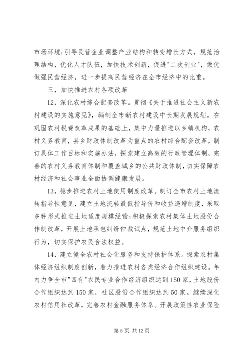 市经济体制改善工作计划.docx