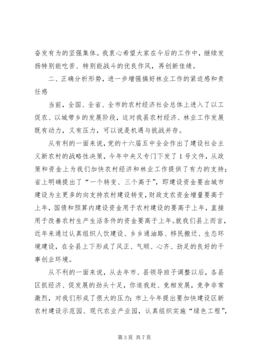 副县长在林业系统启动会讲话.docx