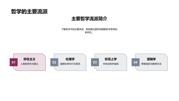 哲学思考的实践PPT模板