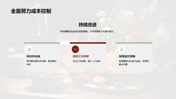 餐饮成本与盈收策略