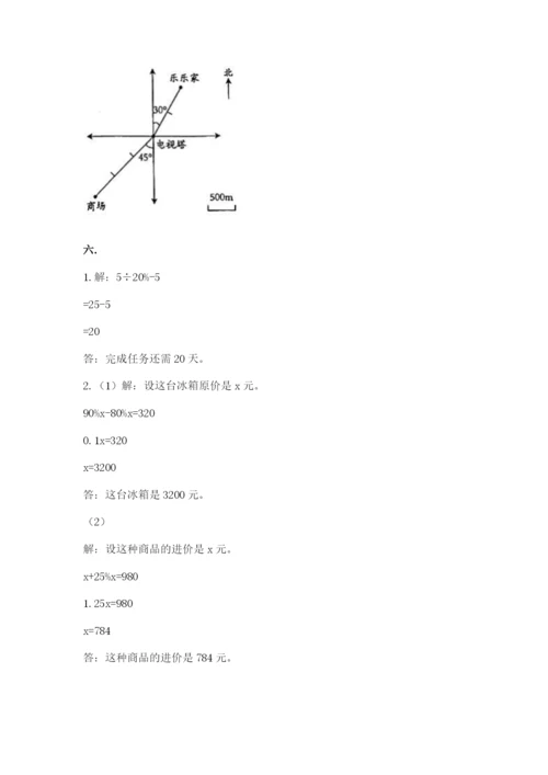 小升初数学考前检测试题（原创题）.docx