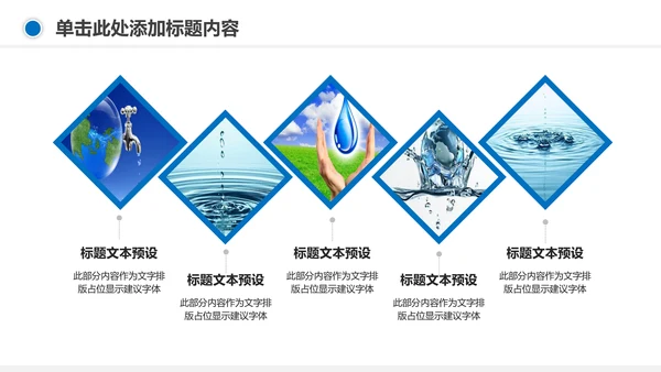 保护环境节约用水绿色环保污水处理PPT