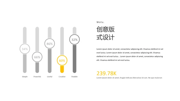 简洁创意版式旅行旅游宣传通用PPT模板