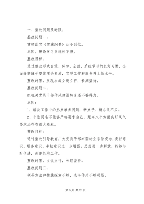 作风建设集中教育活动整改措施 (2).docx