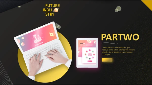 人工智能AI科技风通用PPT模板