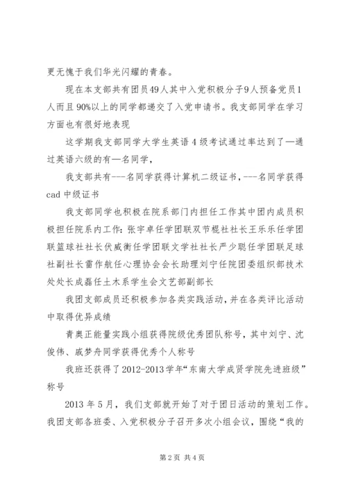 优秀团日活动总结范例.docx