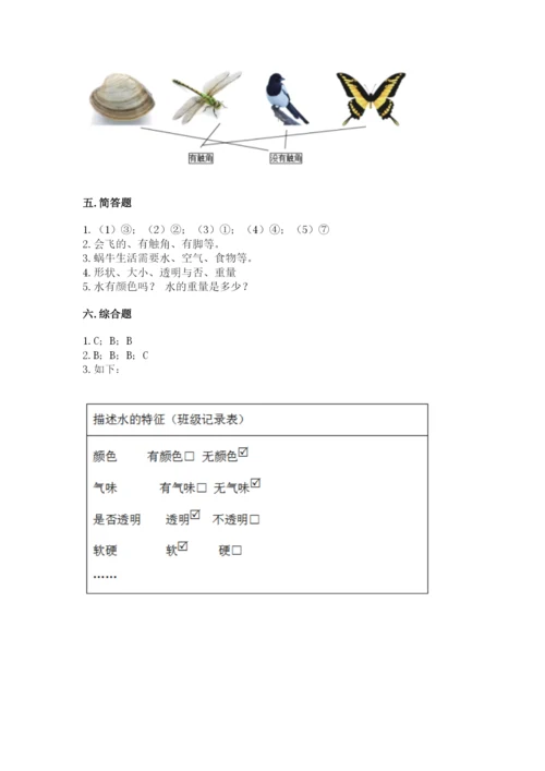 教科版一年级下册科学期末测试卷含完整答案（夺冠）.docx