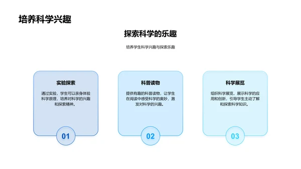 自然科学知识讲座PPT模板