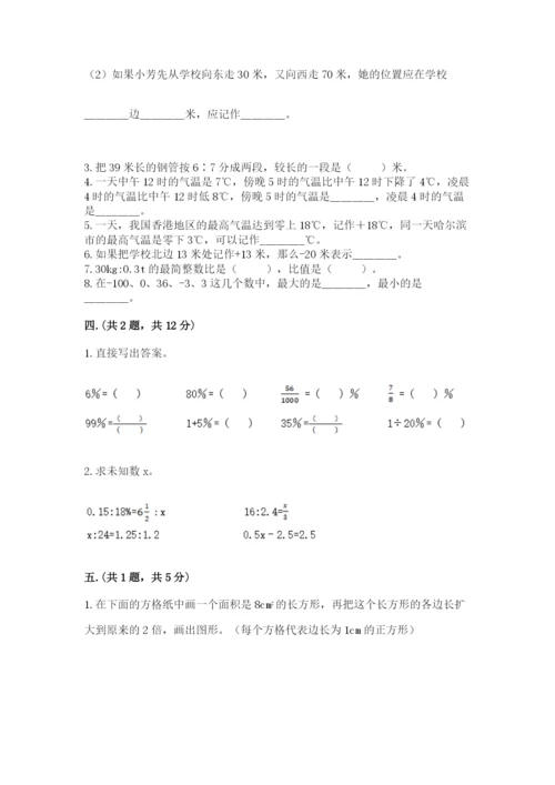 人教版六年级数学下学期期末测试题【黄金题型】.docx