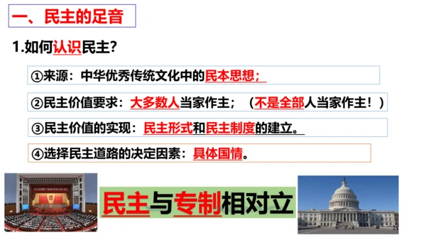 第3课 追求民主价值 复习课件（21张PPT）