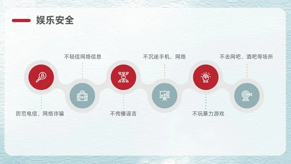 插画风城墙小学生寒假安全指南主题班会通用PPT
