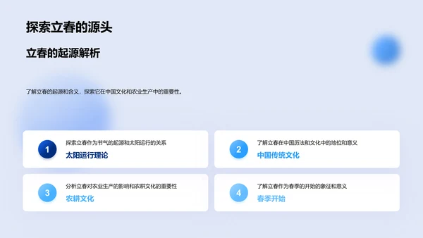 立春气象与生活影响PPT模板