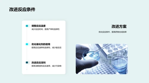 药品合成效率报告PPT模板
