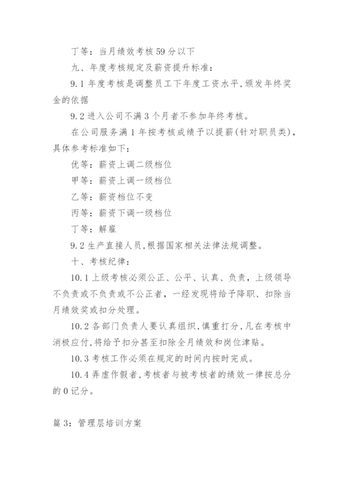 管理层绩效考核方案的制定.docx