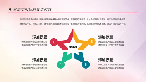 多彩青春正能量共青团团委工作汇报PPT模板