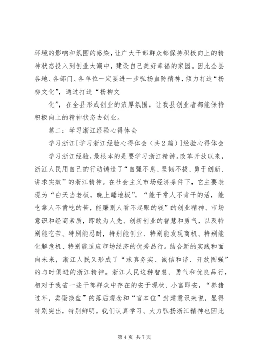 学习浙江经验心得体会 (4).docx