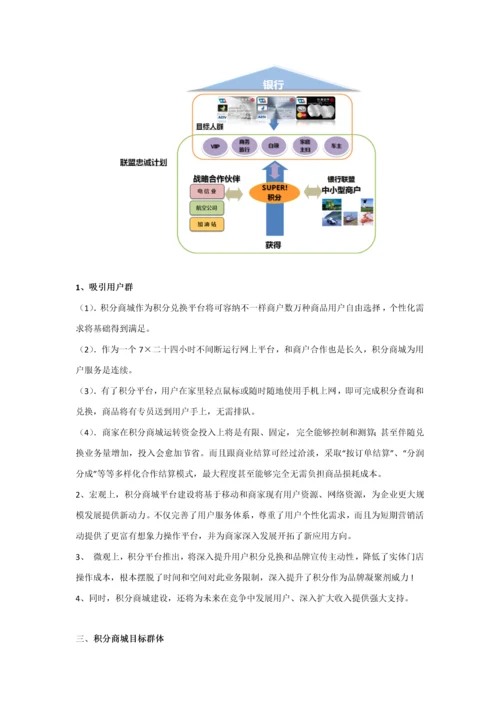 电子商务与银行积分联合专项方案.docx