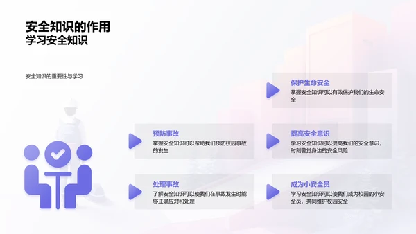 校园安全知识讲座PPT模板