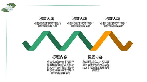绿色简约中小学生教育日PPT模板