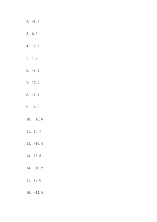 xiaoshu加减整数计算题