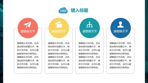 医疗系统汇报通用PPT免费模版