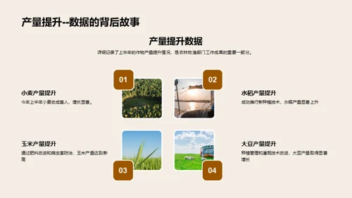 农林部门半年成果回顾