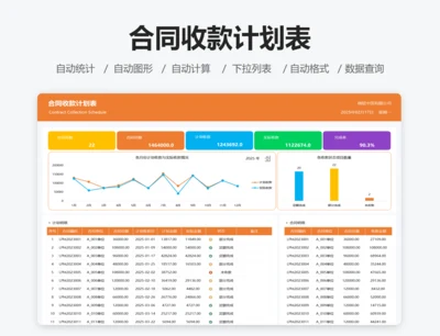 合同收款计划表