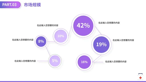 紫色渐变医学医疗器械大学生创业计划PPT模板