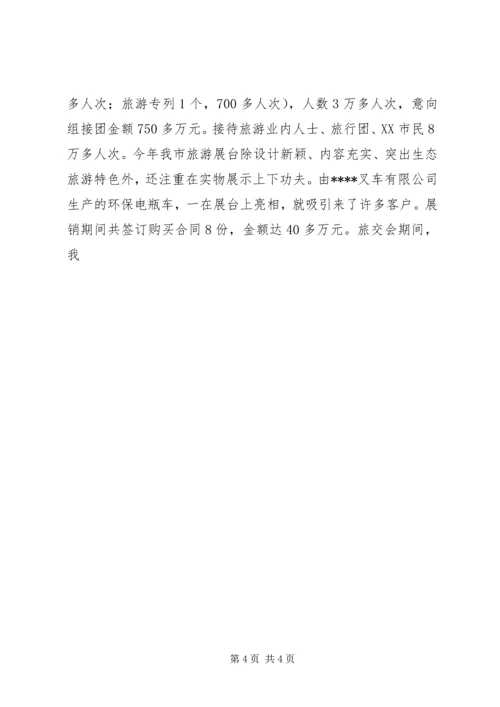 市旅游局上半年工作总结和下半年工作计划 (11).docx