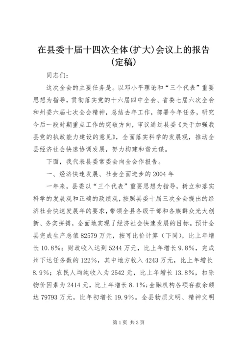 在县委十届十四次全体(扩大)会议上的报告(定稿) (4).docx