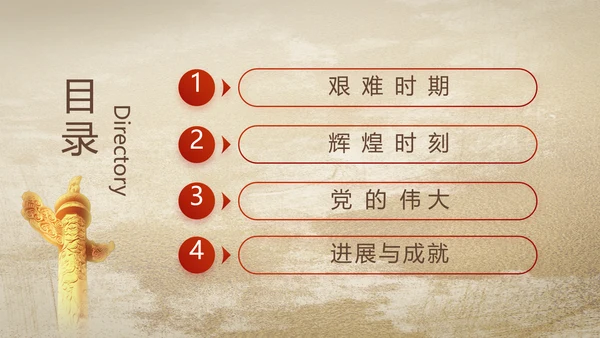 中国共产党的光辉历程党史党课PPT