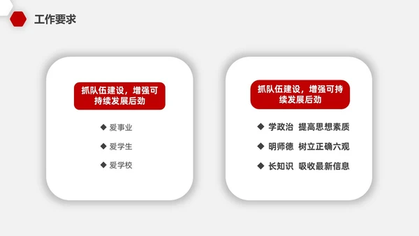 红色微粒教师开学工作会议PPT