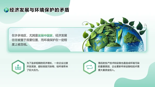 绿色清新风环保与可持续发展PPT模板