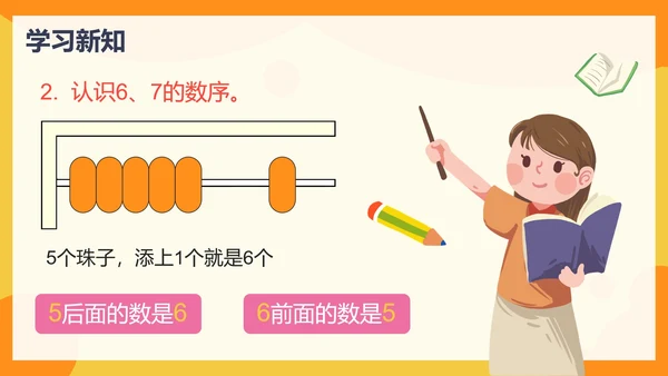 人教版数学上册67的认识课件PPT模板