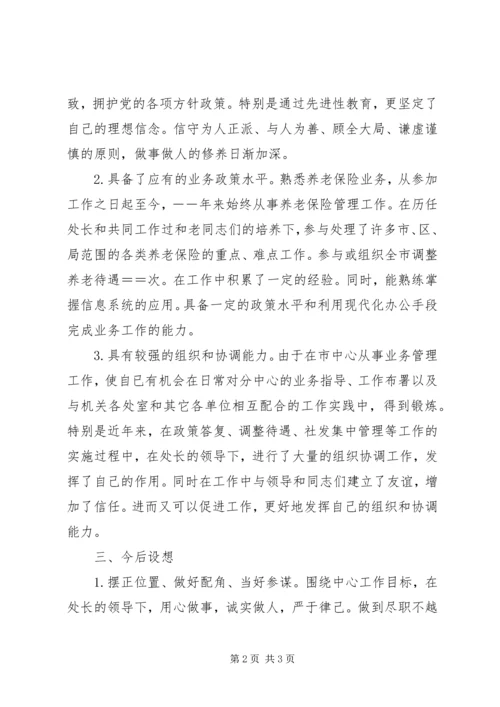 保险副处长竞聘稿.docx