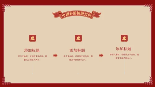 中国娃娃春节传统习俗通用PPT课件