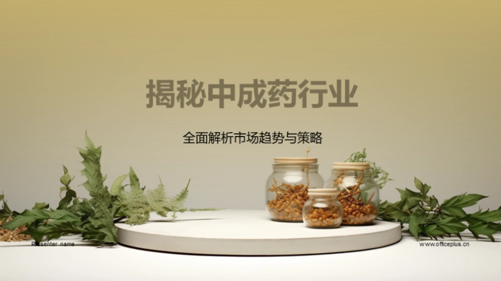 揭秘中成药行业