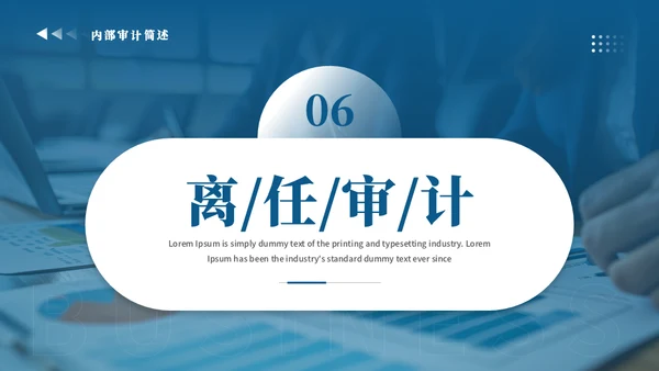 会计事务所内部审计简述通用PPT模板