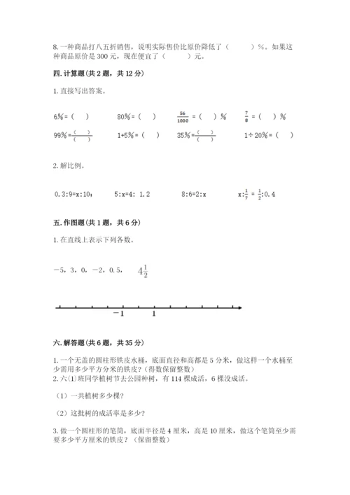 小升初六年级期末试卷及完整答案（考点梳理）.docx