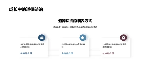 道德法治映射成长