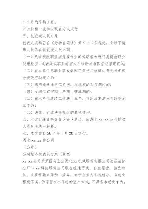 公司经济性裁员方案.docx