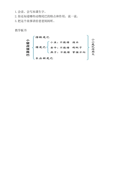 【新课标】２０　小壁虎借尾巴.教案