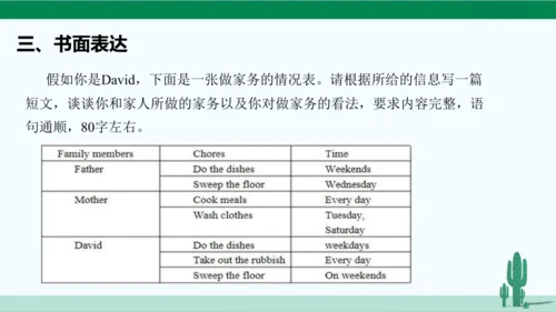Unit 3 Could you please clean your room? 单元综合复习课件 