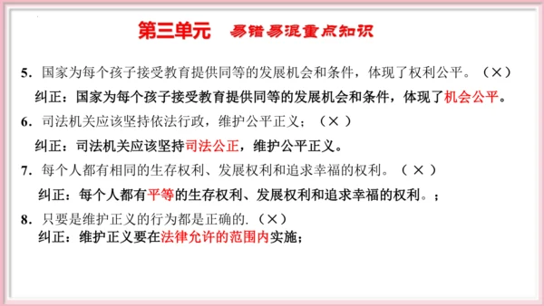 第四单元 崇尚法治精神 【期末串讲课件】(共30张PPT)
